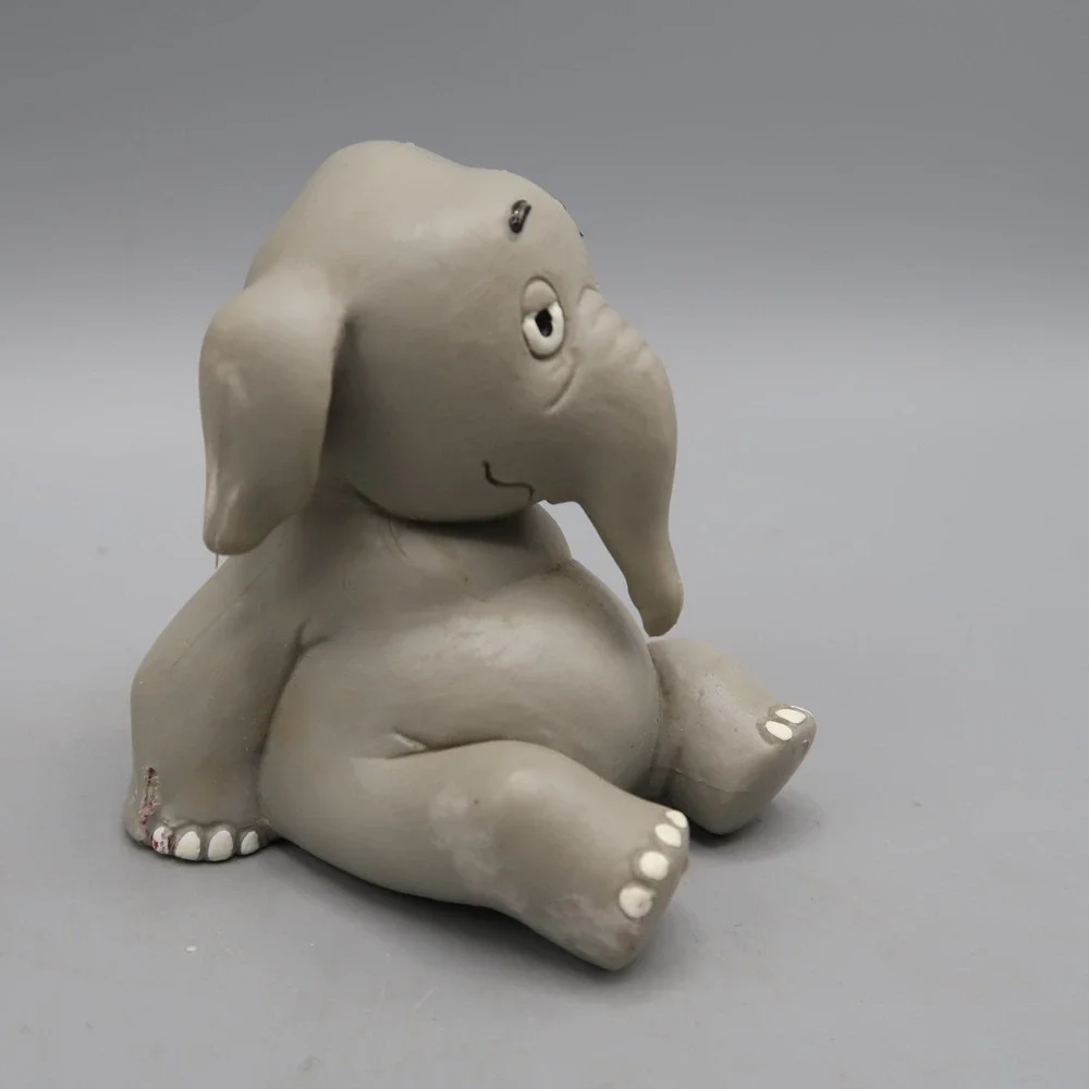 Vintage Schleich Wendelin Elephant Figurine Loriot 70s‎ German Cartoon Rare Toy